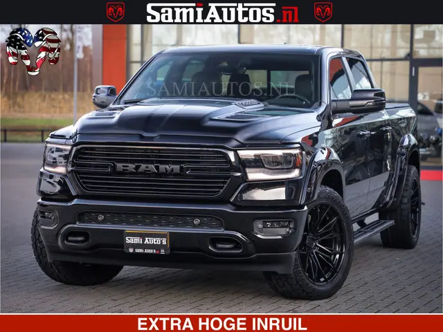 dodge-ram-1500-laramie-sport-4x4-5.7-v8---prins-lpg---camera---apple-carplay---3500kg---full-led---cruise---memory-seats---leder---dubbele-cabi