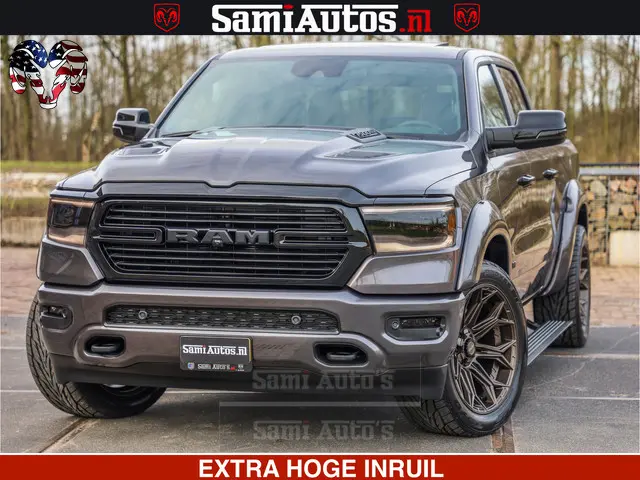 dodge-ram-1500-laramie-sport-5.7-v8-hemi-402pk-4x4---panorama-dak---12--scherm--granite-crystal-metallic---crew-cab---5-persoons---dubbele-cabi